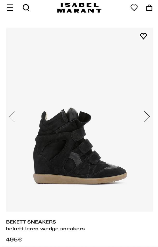 Isabel Marant Bekett m 38 - de echte !, Kleding | Dames, Schoenen, Nieuw, Sneakers of Gympen, Zwart, Ophalen of Verzenden
