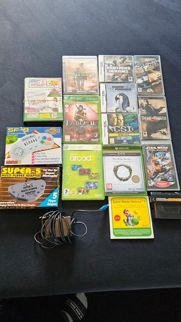 Nes, snes, ds,psp, xbox,gameboy
Alles in 1 koop.

Ophalen of beschikbaar voor biedingen