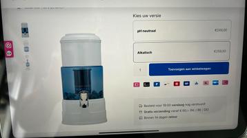 99,999% pfas uit water Waterfilter aqualine 5 zie foto mail beschikbaar voor biedingen
