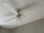 Plafond ventilator met lamp, Witgoed en Apparatuur, Ventilatoren, Ophalen, Zo goed als nieuw, Plafondventilator