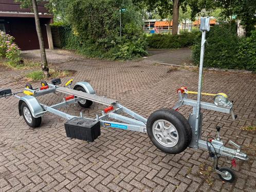 Pega boottrailer in nieuwstaat, Watersport en Boten, Boottrailers, Zo goed als nieuw, Overige typen, Minder dan 1500 kg, Minder dan 6 meter