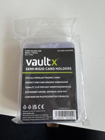 Vaultx semi rigid cardholders 40 stuks (grading) beschikbaar voor biedingen