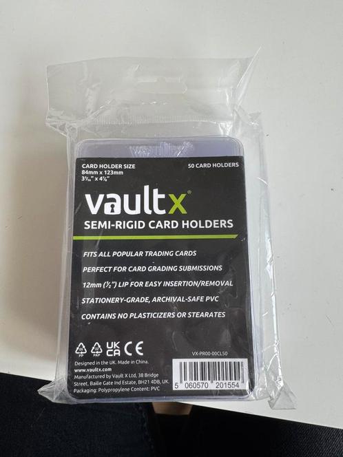 Vaultx semi rigid cardholders 40 stuks (grading), Hobby en Vrije tijd, Verzamelkaartspellen | Pokémon, Zo goed als nieuw, Verzenden