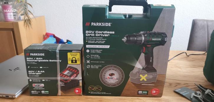 Parkside accu boormachine 45nm 20v 2/4ah, Doe-het-zelf en Verbouw, Gereedschap | Boormachines, Nieuw, Boormachine, Minder dan 400 watt