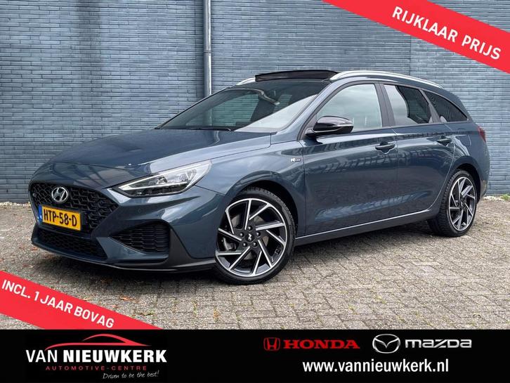 HYUNDAI I30 Wagon 1.5 T-GDI 48V Hybrid 160pk Automaat N-Line, Auto's, Hyundai, Bedrijf, Te koop, i30, ABS, Achteruitrijcamera