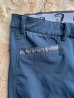 Prachtige donkerblauwe Horka rijbroek met glitterdetails, Ophalen, Zo goed als nieuw