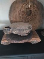 3 oude houten  chapati, Ophalen of Verzenden