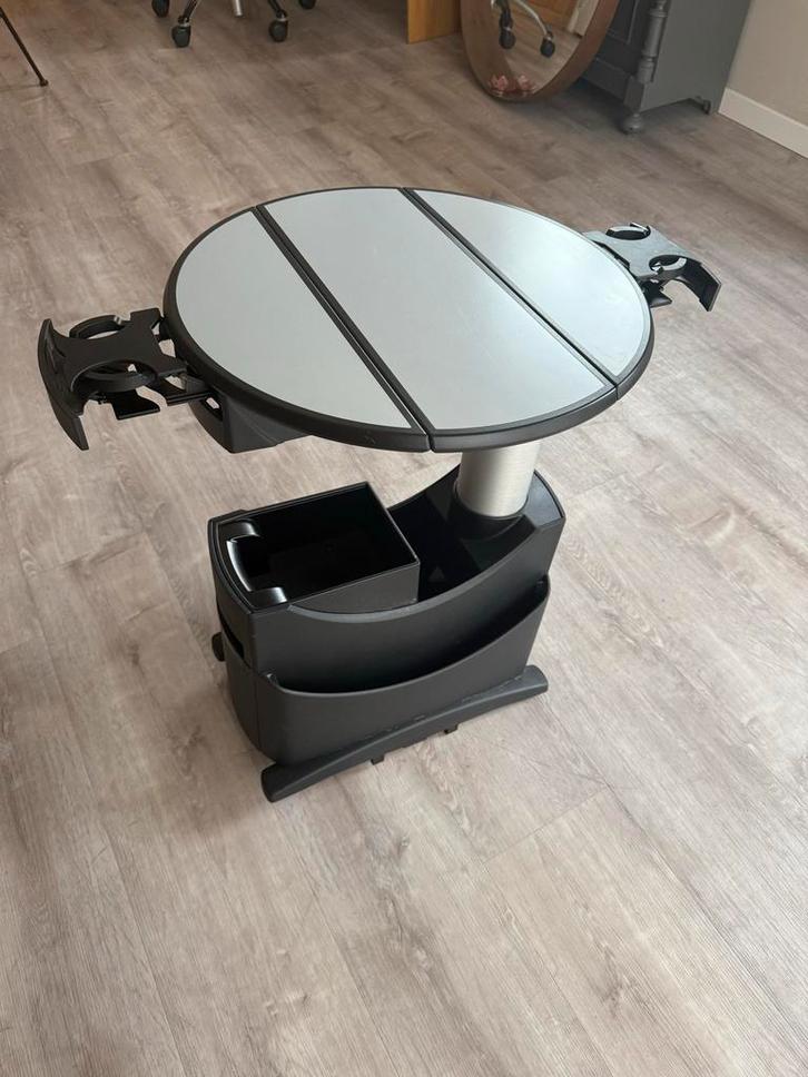 Volkswagen T5 Multivan Tafel - Rond, Huis en Inrichting, Tafels | Bijzettafels, Gebruikt, Rond, 45 tot 60 cm, Minder dan 55 cm