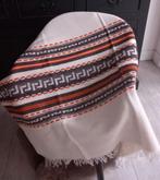 Vintage Tafelkleed jaren 70 - Creme/Oranje/Bruin, Ophalen of Verzenden, Nieuw, Rechthoek, Binnen