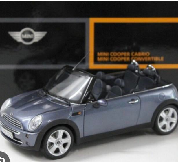 Gezocht: Mini Cooper Cabrio 1:18 Kyosho met schade MJ, Hobby en Vrije tijd, Modelauto's | 1:18, Ophalen of Verzenden, Gebruikt