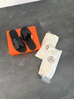 Hermes Slippers Maat 44, Slippers, Hermès, Zwart, Nieuw