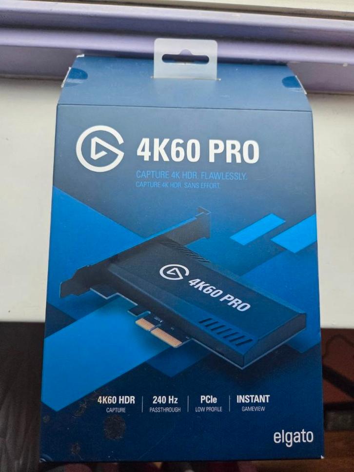 Elgato Game Capture 4K60 Pro, 4K, Computers en Software, Capture cards, Zo goed als nieuw, Ophalen of Verzenden