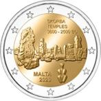 2 euro Malta “tempels Ta Skorba’’ UNC 2020, Verzenden, Malta, 2 euro, Losse munt