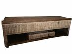 Rivièra maison beach house trunk Rustic rattan Met bergruimt, Ophalen