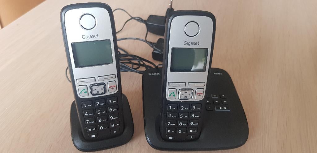 Gigaset A400 A Duo telefoonset, Ophalen of Verzenden, Zo goed als nieuw, 2 handsets