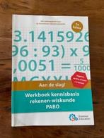 Kennisbasis rekenen-wiskunde PABO ISBN 9789082792966, Boeken, E. Kloet; N. Wolzak; R. Moraal; Erasmus Education, Ophalen of Verzenden