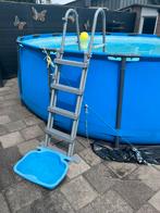 Zwembadtrap voor 1.20 meter hoog bad, Tuin en Terras, Ophalen of Verzenden, Gebruikt
