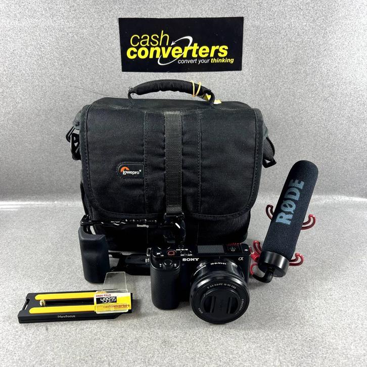 Sony ZV-E10 | fotocamera | mic rode | lader | tas | 393877, Audio, Tv en Foto, Fotocamera's Digitaal, Zo goed als nieuw, Compact