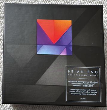 BRIAN ENO, Music for Installations, 6 cd box + 64 pag. Boek beschikbaar voor biedingen