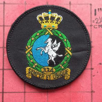 KLU LUCHTMACHT 334 SQAUDRON PATCH SOESTERBERG F-27 PERIODE beschikbaar voor biedingen