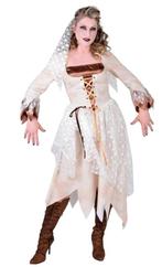 Leuke wit/beige/bruine HORROR BRUID/GRIEZEL BRUID jurk + slu, Kleding | Dames, Carnavalskleding en Feestkleding, Nieuw, Carnaval