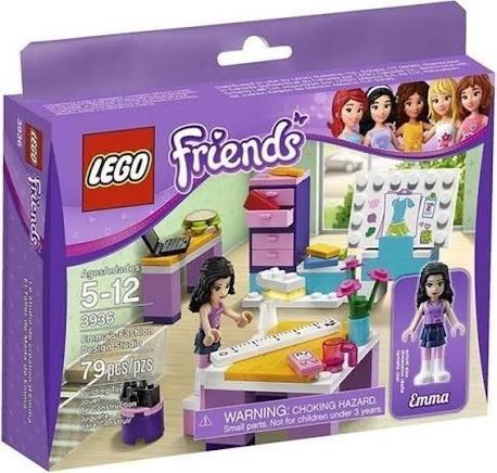 Lego Friends 3936 Emma's Ontwerpstudio, Kinderen en Baby's, Speelgoed | Duplo en Lego, Zo goed als nieuw, Lego, Complete set, Ophalen of Verzenden