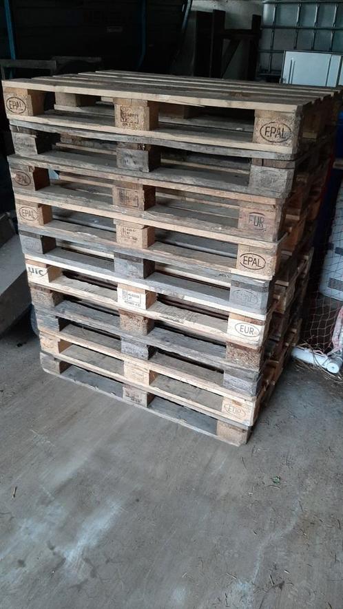 Europallets pallets, Doe-het-zelf en Verbouw, Hout en Planken, Zo goed als nieuw, Pallet, Vuren, Minder dan 200 cm, Ophalen of Verzenden