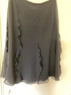Escada Couture dubbele zijden rok zwart, maat 42, Kleding | Dames, Verzenden, Zwart, Maat 42/44 (L), Nieuw