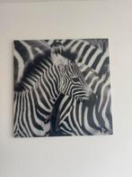 Foto schilderij zebra, Huis en Inrichting, Woonaccessoires | Schilderijen, Tekeningen en Foto's, Ophalen, 75 tot 100 cm, 75 cm of meer