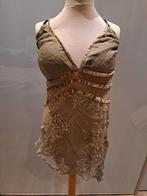 Goudkleurig topje maat m., Kleding | Dames, Maat 38/40 (M), Overige kleuren, Ophalen of Verzenden, Zo goed als nieuw