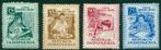 Indonesie 1956 - ZBL157-160 - Louis Braille, Verzenden, Postfris, Zuidoost-Azië