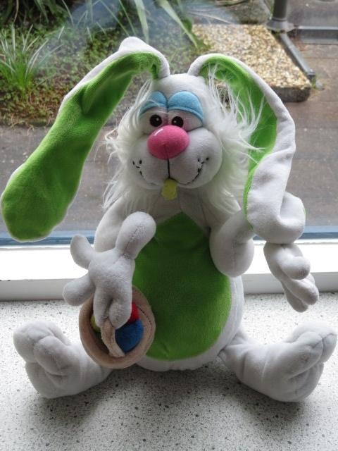 Paashaas haas konijn van Albert Heijn Merison met paaeitjes, Ophalen of Verzenden, Gebruikt, Konijn