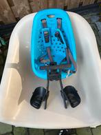 Yepp Fiets Voorzitje - Blauw, Ophalen of Verzenden, Gebruikt, Voetsteuntjes, Voorzitje