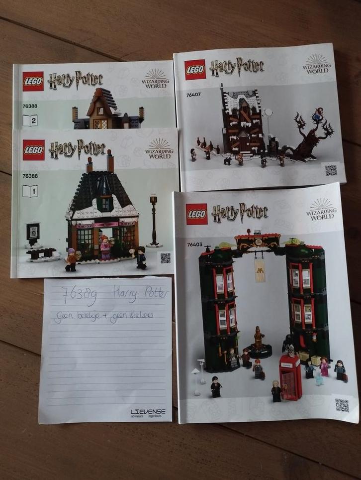 4 Lego sets van Harry Potter, Kinderen en Baby's, Speelgoed | Duplo en Lego, Ophalen of Verzenden