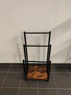Handdoekrek Industrieel vrijstaand metaal 3 rails zwart, Huis en Inrichting, Badkamer | Badtextiel en Accessoires, Ophalen, Zo goed als nieuw
