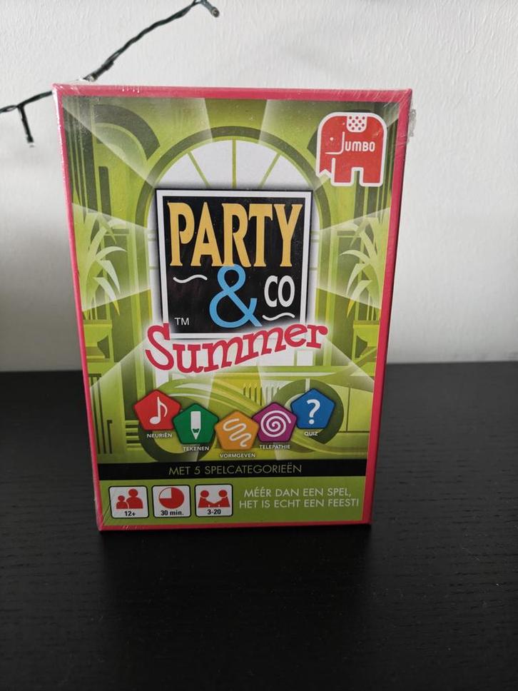 Party & Co Summer - Nieuw in verpakking!, Hobby en Vrije tijd, Gezelschapsspellen | Bordspellen, Nieuw, Drie of vier spelers, Ophalen of Verzenden