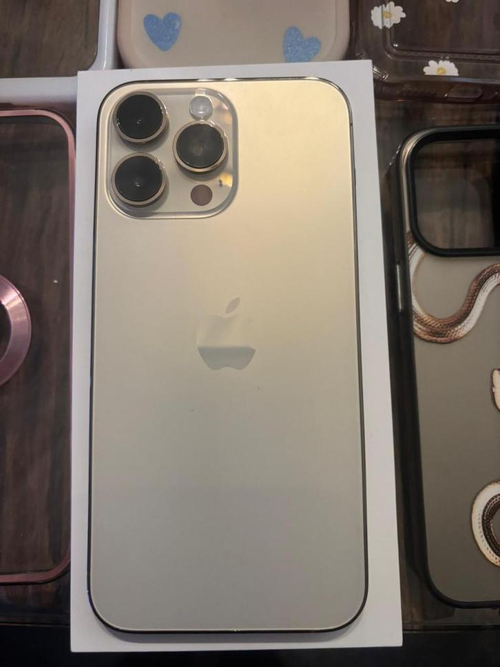 Iphone 14 Pro Max 128 Gb Gold Nieuw Staat, Telecommunicatie, Mobiele telefoons | Apple iPhone, Zo goed als nieuw, 128 GB, iPhone 14 Pro Max