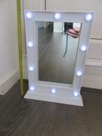 Make Up Spiegel me verlichting 32cm hoogte goede staat, Huis en Inrichting, Ophalen of Verzenden, Zo goed als nieuw, Minder dan 100 cm