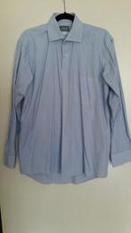 Arrow overhemd wit/lichtblauw gestreept maat 15 1/2-39 w118, Blauw, Arrow, Zo goed als nieuw, Halswijdte 39/40 (M)