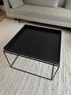 HAY tray table 60x60 zwart, Rond, Zo goed als nieuw, Minder dan 50 cm, 50 tot 100 cm