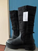 Zwarte laarzen van stof en rubber maat 38, Nieuw, Lage of Enkellaarzen, Zwart, Ophalen