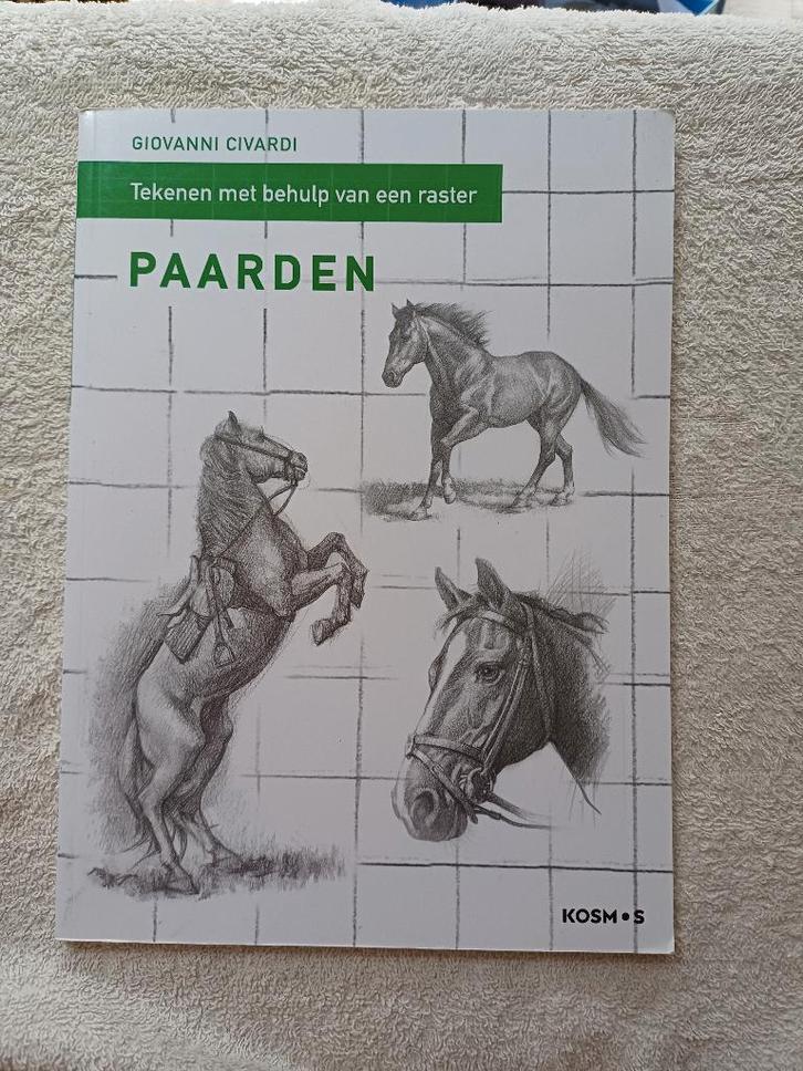 Tekenen met behulp van een raster: Paarden, Hobby en Vrije tijd, Tekenen, Nieuw, Boek of Gids, Ophalen of Verzenden