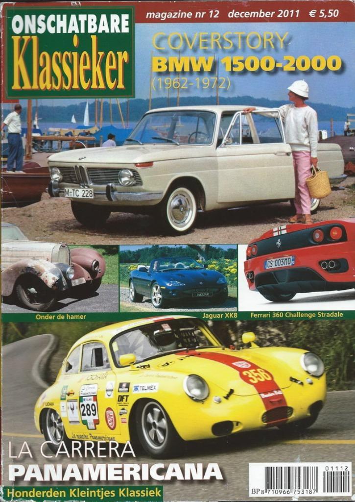OK 12 2011 : BMW 1500 / 2000 - Jaguar XK8 - Ferrari 360, Boeken, Auto's | Folders en Tijdschriften, Gelezen, Algemeen, Ophalen of Verzenden