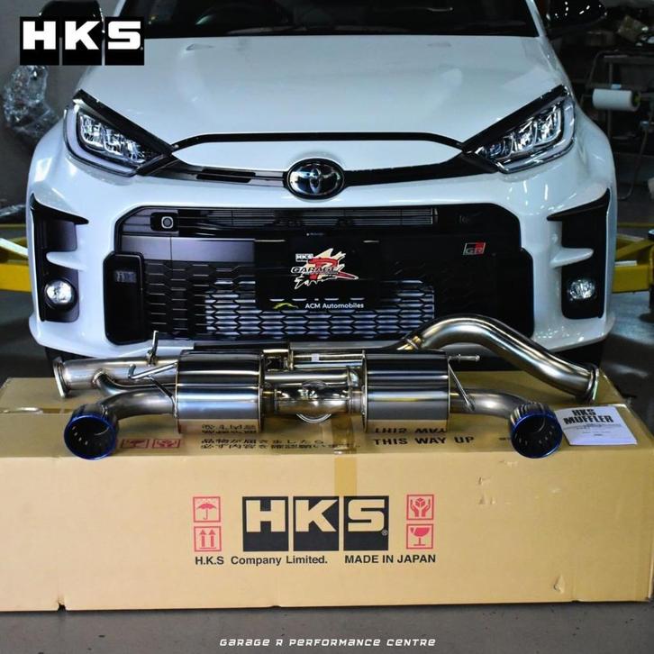 HKS Super Turbo Muffler uitlaatsysteem - Toyota Yaris GR 20+, Auto diversen, Tuning en Styling, Ophalen of Verzenden