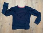 Blauwe sweater B.Nosy met ruches, Kinderen en Baby's, Kinderkleding | Maat 110, Meisje, Trui of Vest, Gebruikt, Ophalen of Verzenden