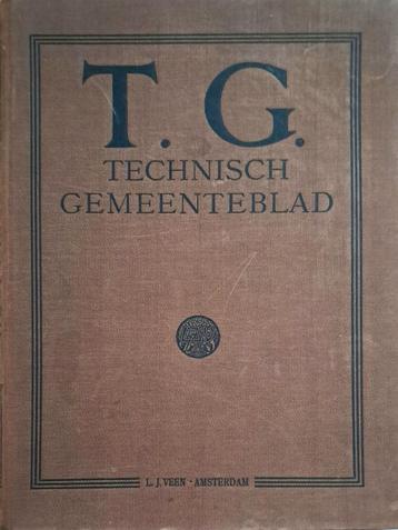 2 Boeken 'Technisch Gemeenteblad en Bouwkunde' beschikbaar voor biedingen