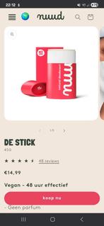 Nuud deo stick nieuw, Ophalen of Verzenden, Nieuw, Deodorant of Bodyspray