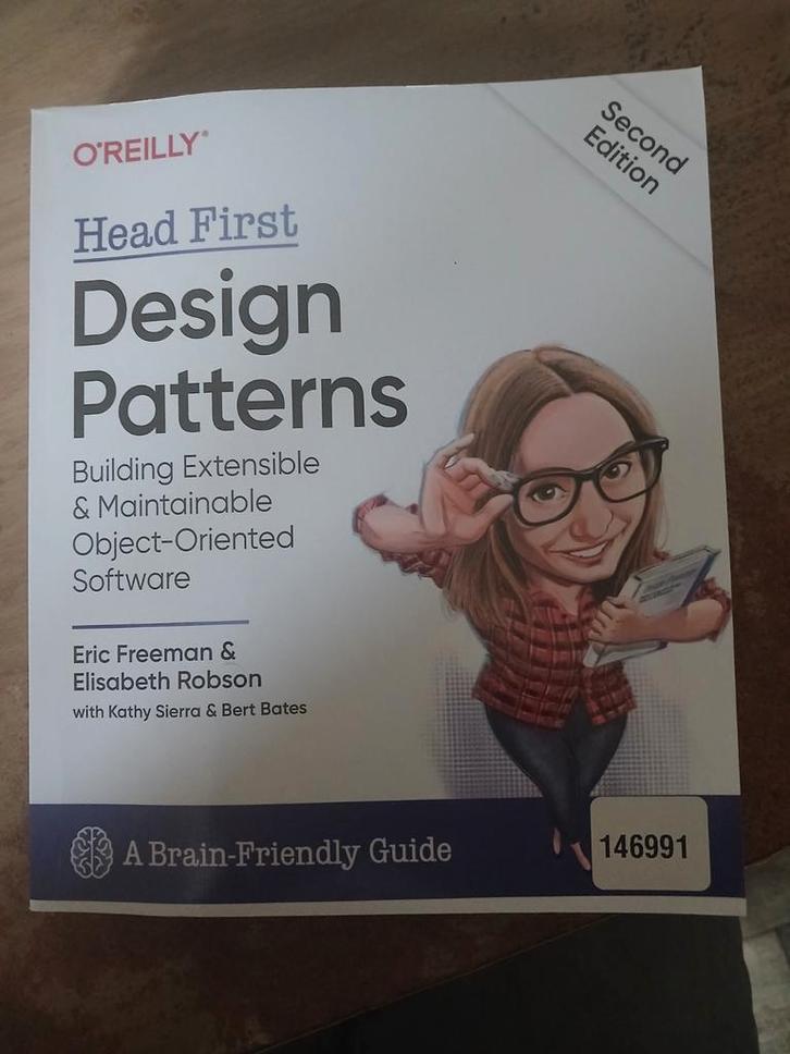 Head First Design Patterns - Programmeerboek, Boeken, Informatica en Computer, Zo goed als nieuw, Programmeertaal of Theorie, Ophalen of Verzenden