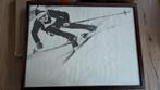 Zwart-wit kunstfoto's sport jaren 70 - Jockey & Skiër, Ophalen of Verzenden