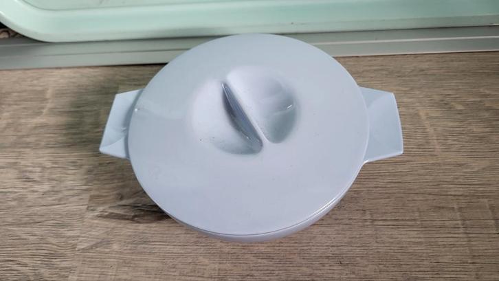 retro bakeliet schaaltje pastelblauw vintage bakje als nieuw, Verzamelen, Retro, Huis en Inrichting, Ophalen of Verzenden